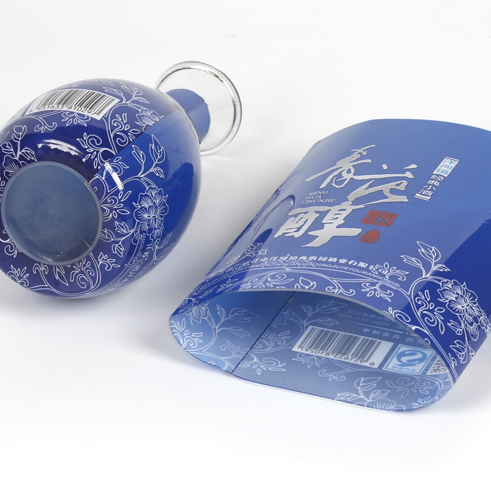 樂(lè)華包裝 玻璃酒瓶PET熱收縮膜標(biāo)簽印刷 支持定制